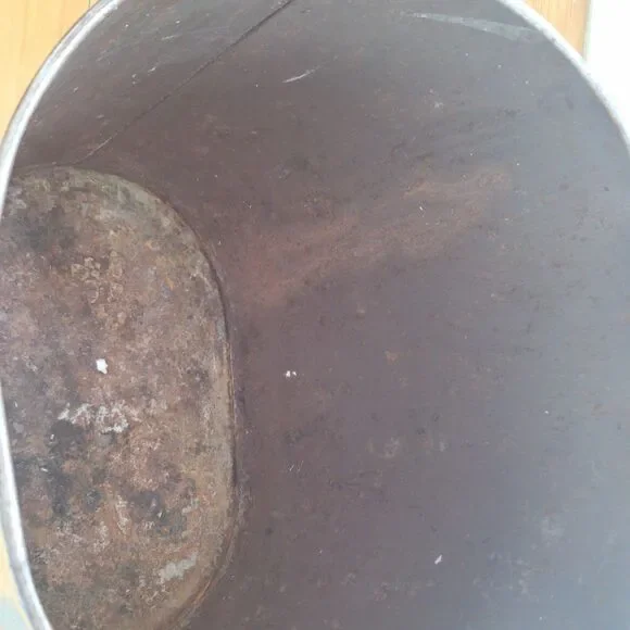 Vintage Hammond's World Map Waste Basket Garbage Can Tin Litho Trash Can 50s 60s - Picture 13 of 14